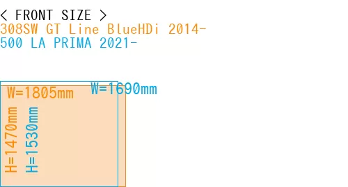 #308SW GT Line BlueHDi 2014- + 500 LA PRIMA 2021-